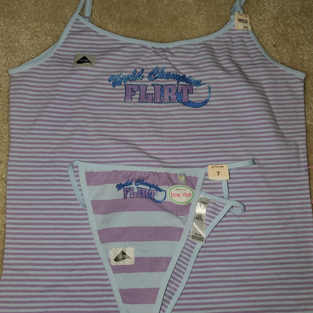Cami sets with thong panty